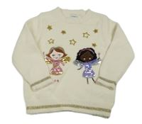 Smetanový svetr s vílami F&F
