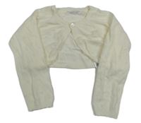 Bílé vzorované svetrové bolerko Primark