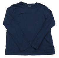 Tmavomodré triko H&M