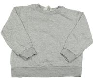 Šedá melírovaná mikina H&M