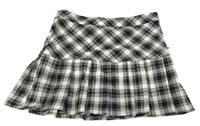 Černo-bílá kostkovaná sukně Page one young
