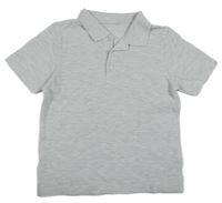 Světlešedé polo tričko Dunnes