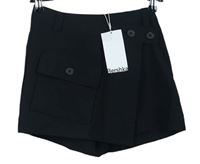 Dámská černá skort sukně Bershka 