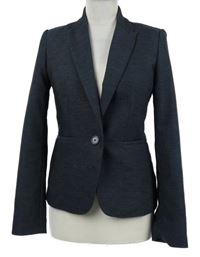 Dámské tmavomodré melírované sako Next 