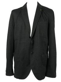 Pánské černo-béžové vzorované modern fit sako Camel vel. 58