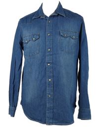 Pánská modrá riflová košile Shore Leave 