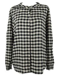 Dámská černo-smetanová kostkovaná halenka Street One 