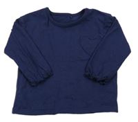 Tmavomodré triko se srdíčkem George