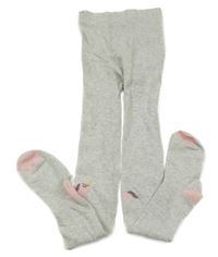 Světlešedé punčocháče s jednorožcem H&M