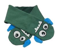 Zelená šála s příšerkou TU vel.98-110