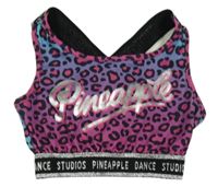 Fialovo-růžovo-černá vzorovaná sportovní lambáda s nápisem Primark