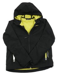 Černá softshellová bunda s kapucí CMP