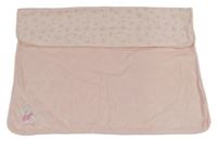 Světlerůžová sametová deka s 3D srdíčky a Púem Disney