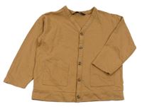 Hnědá propínací mikina Next