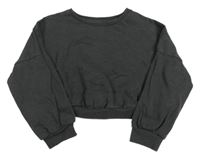 Tmavošedé crop triko Next