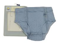 Nové - Modro-bílé pruhované slipy Petit Bateau