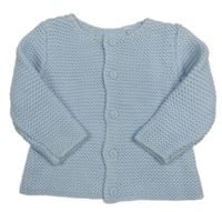 Světlemodrý propínací svetr Mothercare