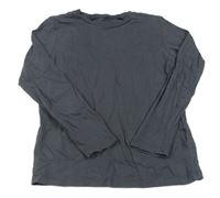 Tmavošedé triko H&M