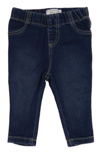 Tmavomodré teplákové džegíny Primark 