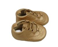 Zlaté koženkové capáčky vel. 17