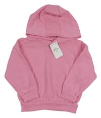 Nové - Růžová mikina s kapucí Primark