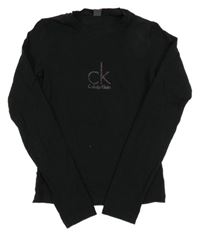 Černé triko s logem Calvin Klein