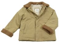 Béžová riflová zateplená bunda M&S