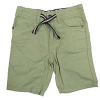 Khaki plátěné kraťasy Topolino