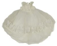 Bílé tylové slavnostní šaty s madeirou Mark & Mia