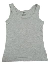Šedý melírovaný top H&M