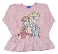 Světlerůžová tunika s Frozen Disney