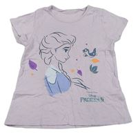 Světlefialové tričko s Elsou zn. Disney