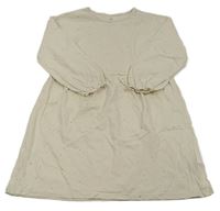 Smetanové puntíkaté šaty H&M