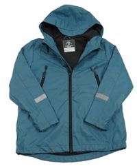 Petrolejová nepromokavá jarní bunda s kapucí George