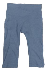 Modrošedé žebrované turecké legíny George