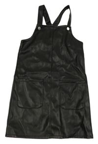 Černé koženkové šaty PRIMARK