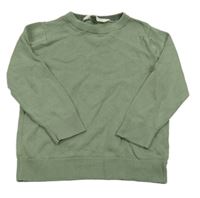 Khaki svetr H&M