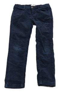 Tmavomodré skinny manšestráky CYRILLUS