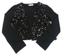 Černé bolerko s flitry H&M