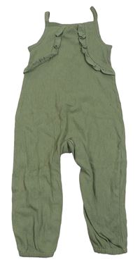 Khaki lehký kalhotový overal F&F