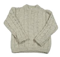 Béžový vzorovaný svetr Primark