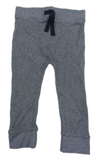 Tmavomodré pruhované lehké tepláky George