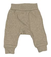 Béžové melírované tepláky H&M