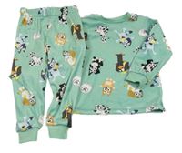 Zelené plyšové pyžamo s Bluey George