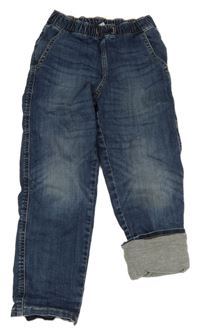 Tmavomodré podšité jogger rifle H&M