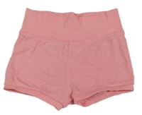 Růžové bavlněné kraťasy H&M