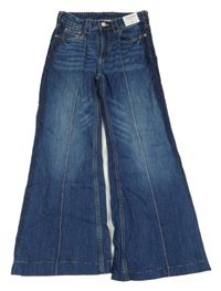 Nové - Tmavomodré flare rifle H&M