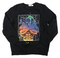 Černá mikina s Marvel Primark