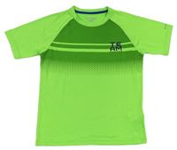 Zelené vzorované sportovní tričko 