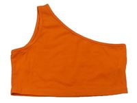 Oranžový crop top shein